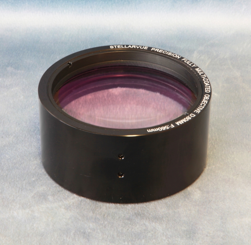 Nighthawk 80mm f-7 Aplanat Mounted Objective