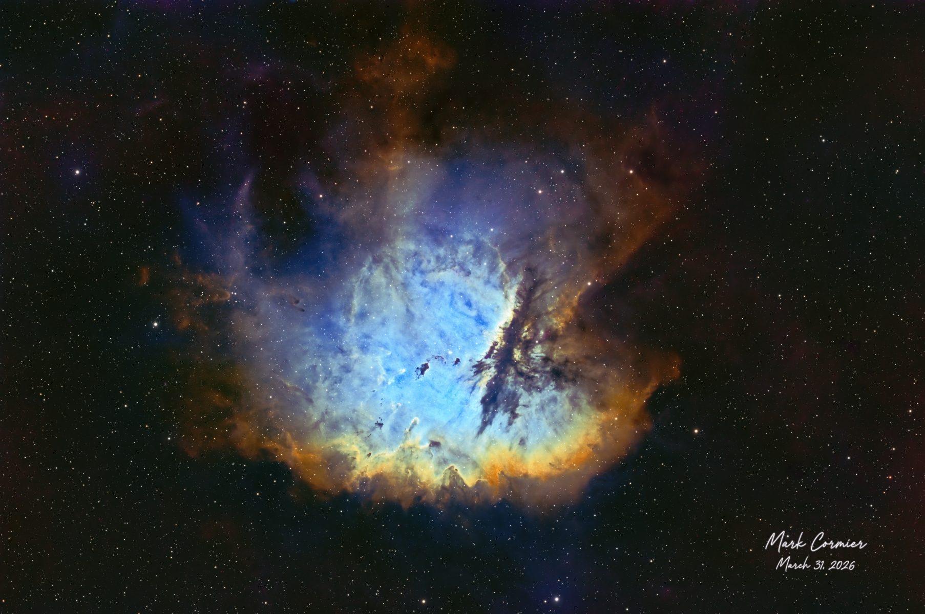 SVX152T - Pacman Nebula - Mark Cormier