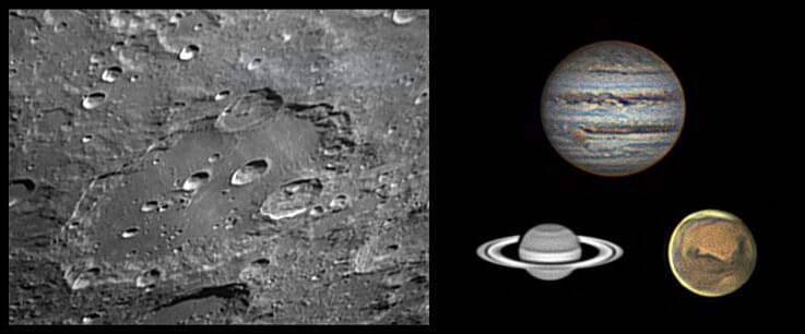 Planetary and lunar images