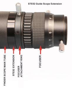 2. 50 mm Photographic Guide Scope - Instrument White