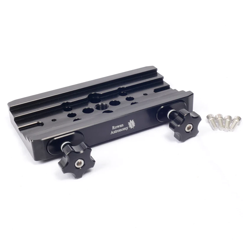 AZ100 Dual Saddle Plate. 200mm long. DV Profile