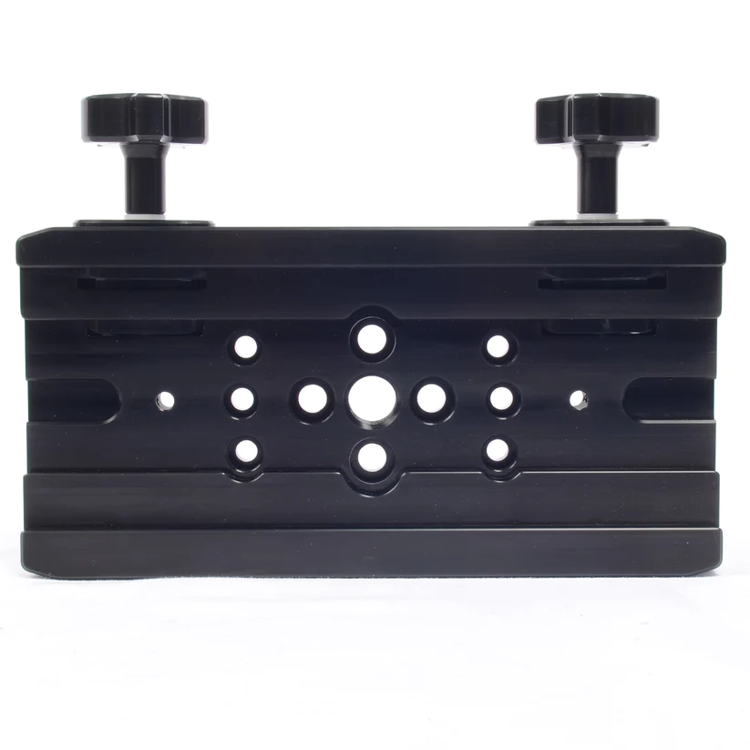 AZ100 Dual Saddle Plate. 200mm long. DV Profile