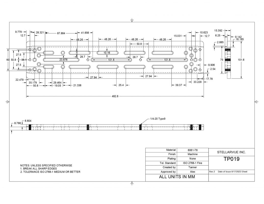 D Rail 19 TP019 D Rail 19 TP019