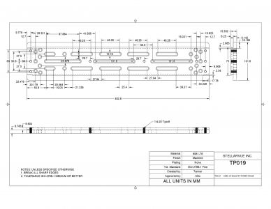 D rail - 19" (TP019)