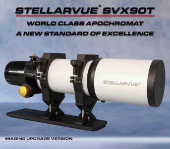 Stellarvue SVX90T imaging version. Hand figured in the U.S.A.