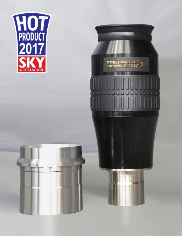Stellarvue 9 mm 100-Degree 1.25/2" Optimus Eyepiece - EOP-09.0 Stellarvue 9 mm 100-Degree 1.25/2" Optimus Eyepiece - EOP-09.0