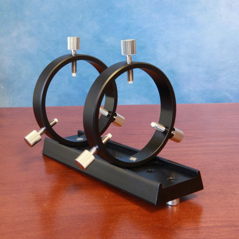 5. Finder Rings on a telescope V-Rail 5. Finder Rings on a telescope V-Rail