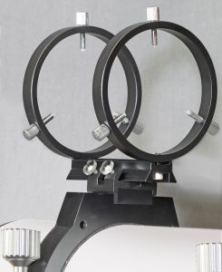 R080ET rings for mounting the Stellarvue 80 mm finder scope to hinged rings