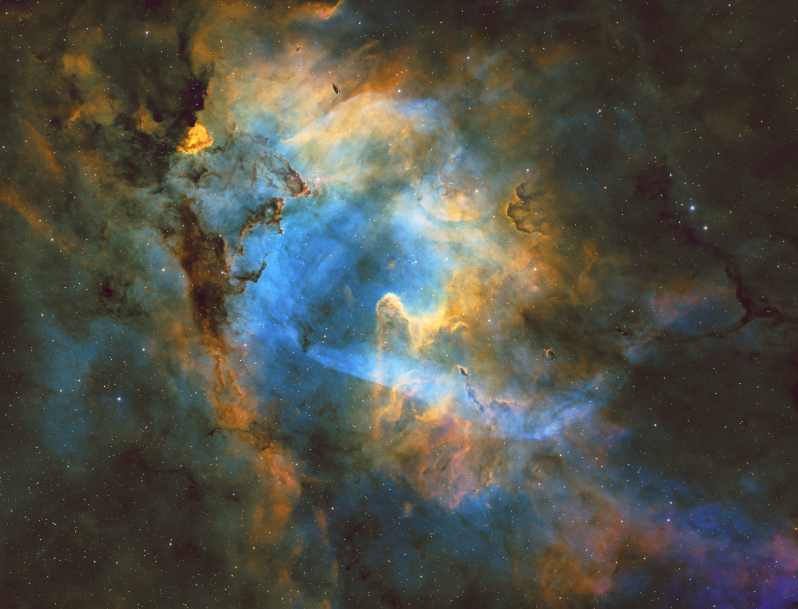 SVX152T - Lion Nebula - Brian Poole