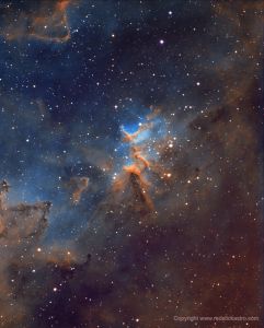 ​"The Heart Nebula in SHO" (IC 1805) - by Sean Molony (September 18, 2020)