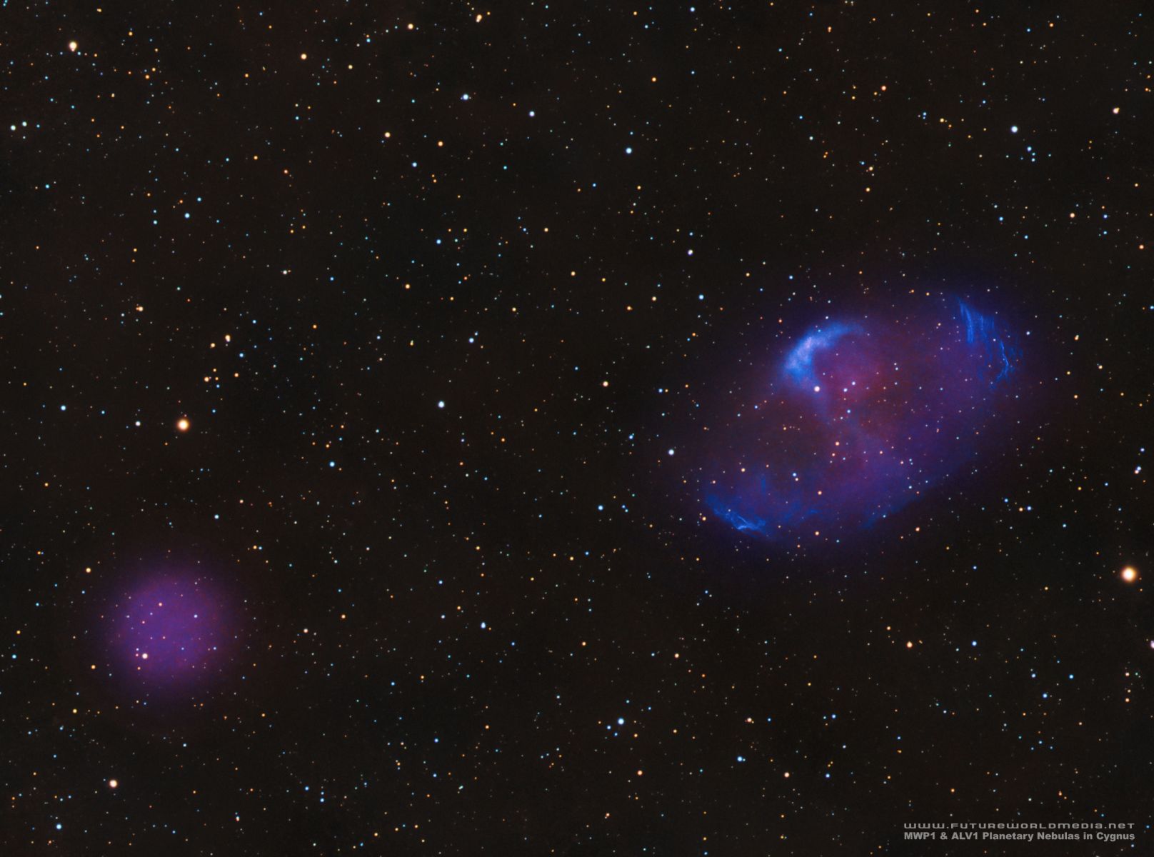 ​"MWP1 & ALV1 Planetary Nebulae" - by Douglas Struble (September 25, 2020) - Stellarvue StellarShot