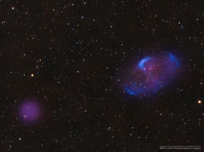 ​"MWP1 & ALV1 Planetary Nebulae" - by Douglas Struble (September 25, 2020)