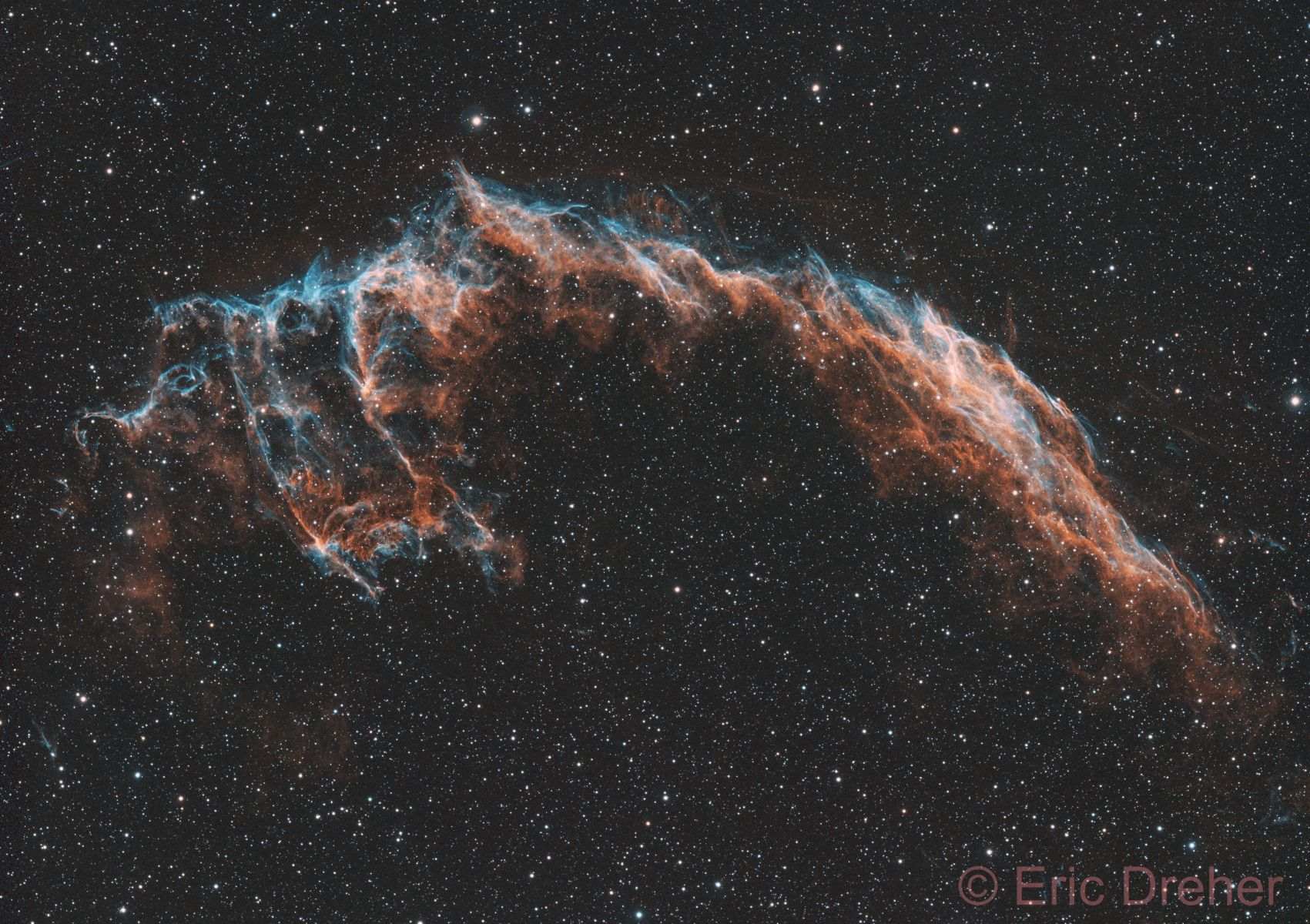 ​"The Veil Nebula" (NGC 6992) - by Eric Dreher (October 23, 2020) - Stellarvue StellarShot