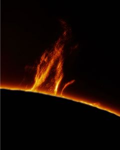 ​"Giant Solar Prominence" - by Hawk Wolinsky (December 04, 2020)