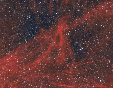 ​"Sh2 96 H-alpha and RGB (The Scarlet Letter?)" - by Jerry Yesavage (January 15, 2021)