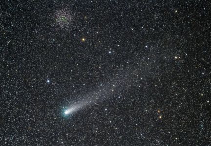 Comet Giacobini-Zinner passing cluster M37 - Frank Dibbell