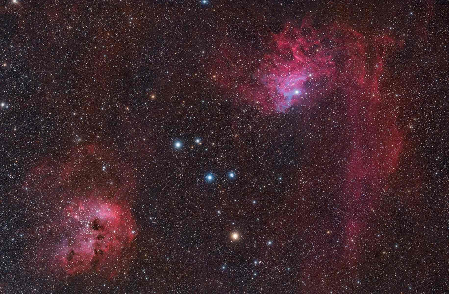 ​Flaming Star Nebula & Tadpole Nebula - Keith C. Lisk - Stellarvue