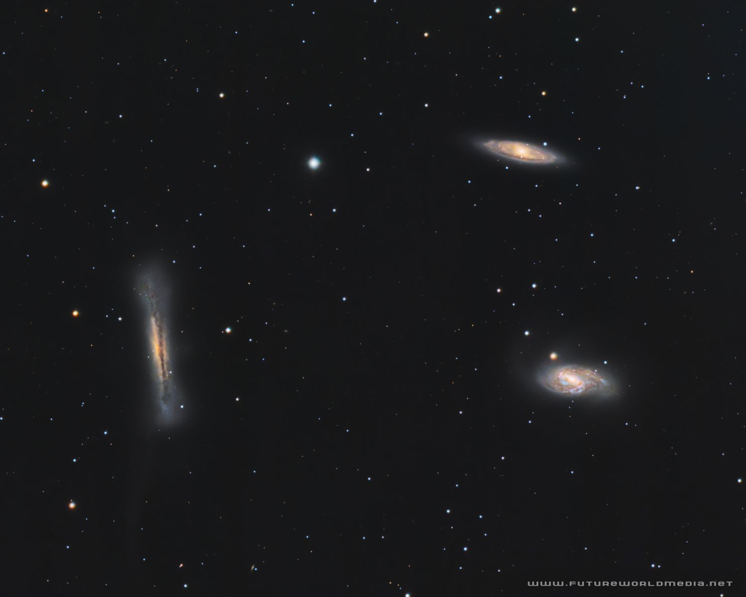 The Leo Triplet (Messier 65, Messier 66, and NGC 3628) - Douglas J Struble - Stellarvue
