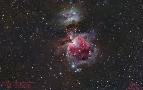 NGC1977, M43, M42 - Gordon Hansen