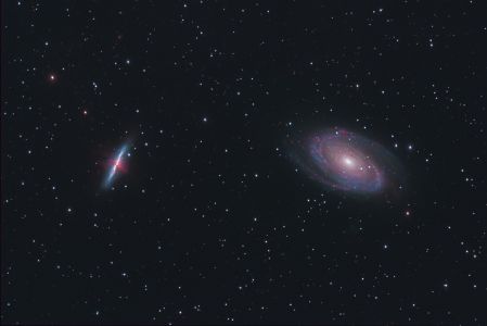 ​M82/M81 Bode's Nebulae – Tom Bramwell