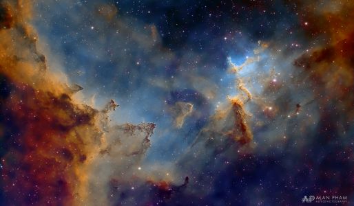 Melotte 15, A Peek Inside The Heart - Alan Pham
