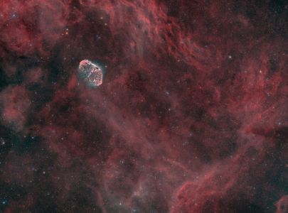 NGC 6888: "A fish in the Ocean" - Glenn Diekmann