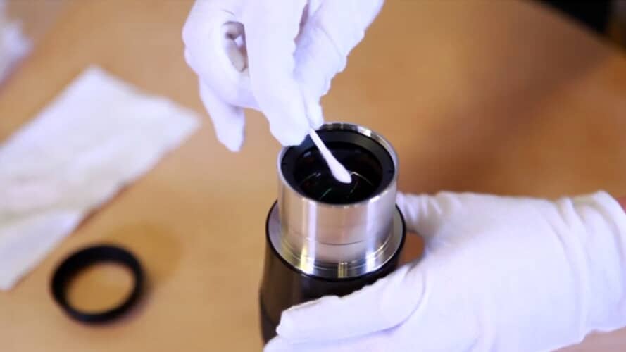 Eyepiece cleaning and maintenance